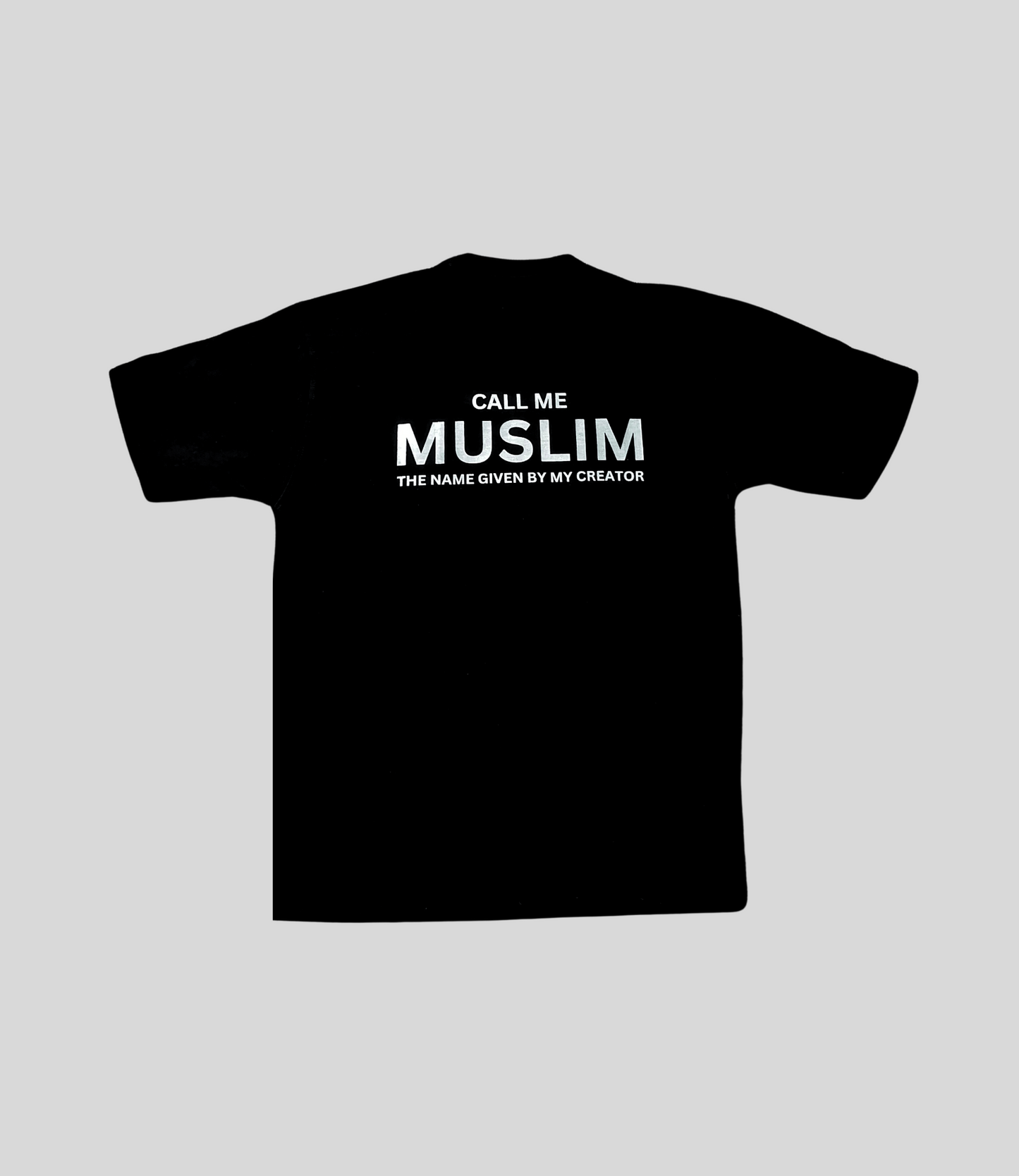 Call Me Muslim - BLACK  OVERSIZE T-shirt