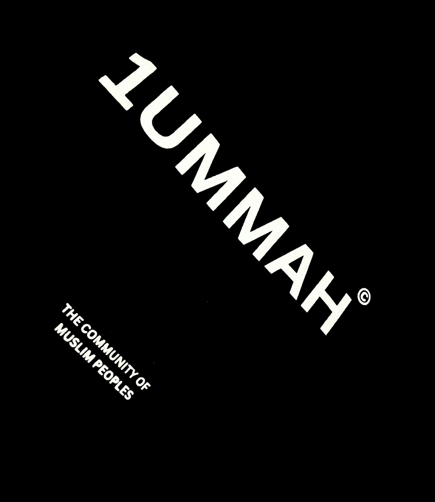 1 Ummah BLACK OVERSIZE T-shirt