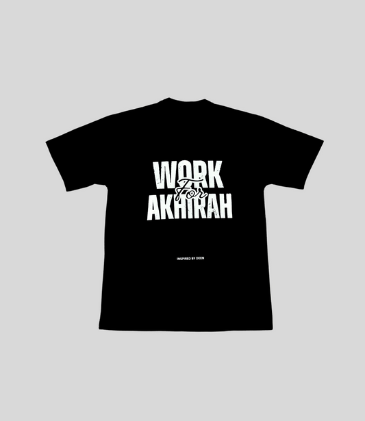 AKHIRAH - BLACK  OVERSIZE T-shirt