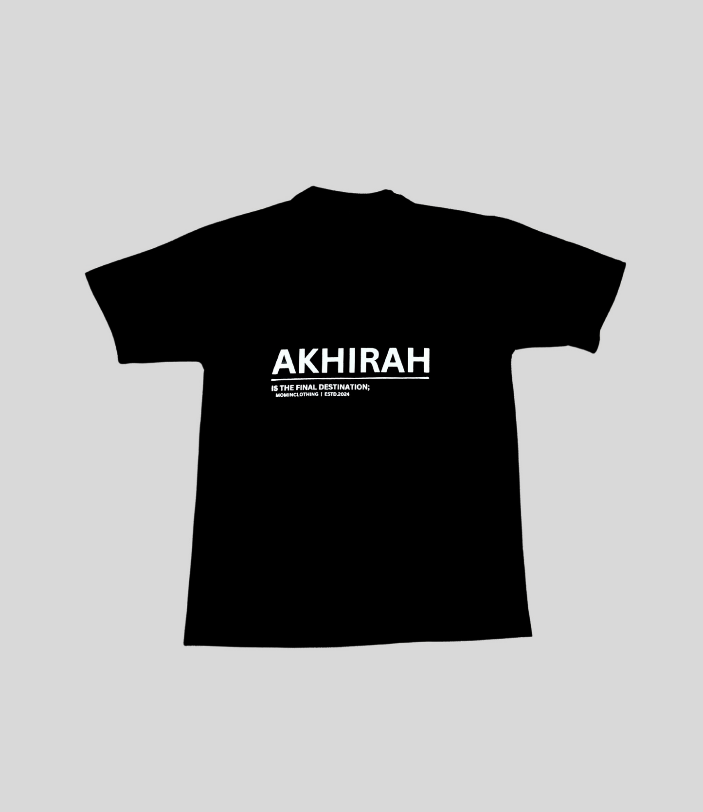 AKHIRAH - BLACK OVERSIZE T-shirt