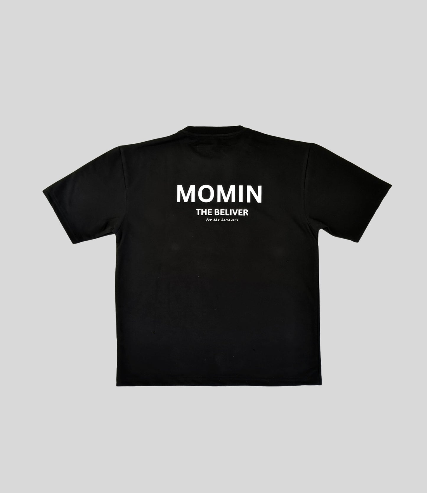 MOMIN THE BELIEVER- BLACK  OVERSIZE T